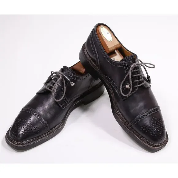 StefanoBi for Domenico Vacca Black Captoe Oxford Norvegese  display picture 1